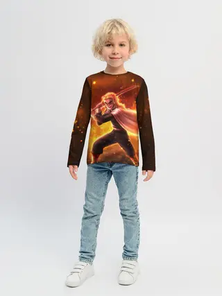 Детский лонгслив / ШИНДЖУРО РЕНГОКУ / KNY