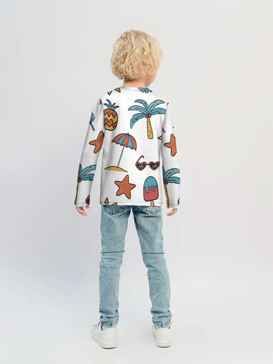 Детский лонгслив / Summer with love