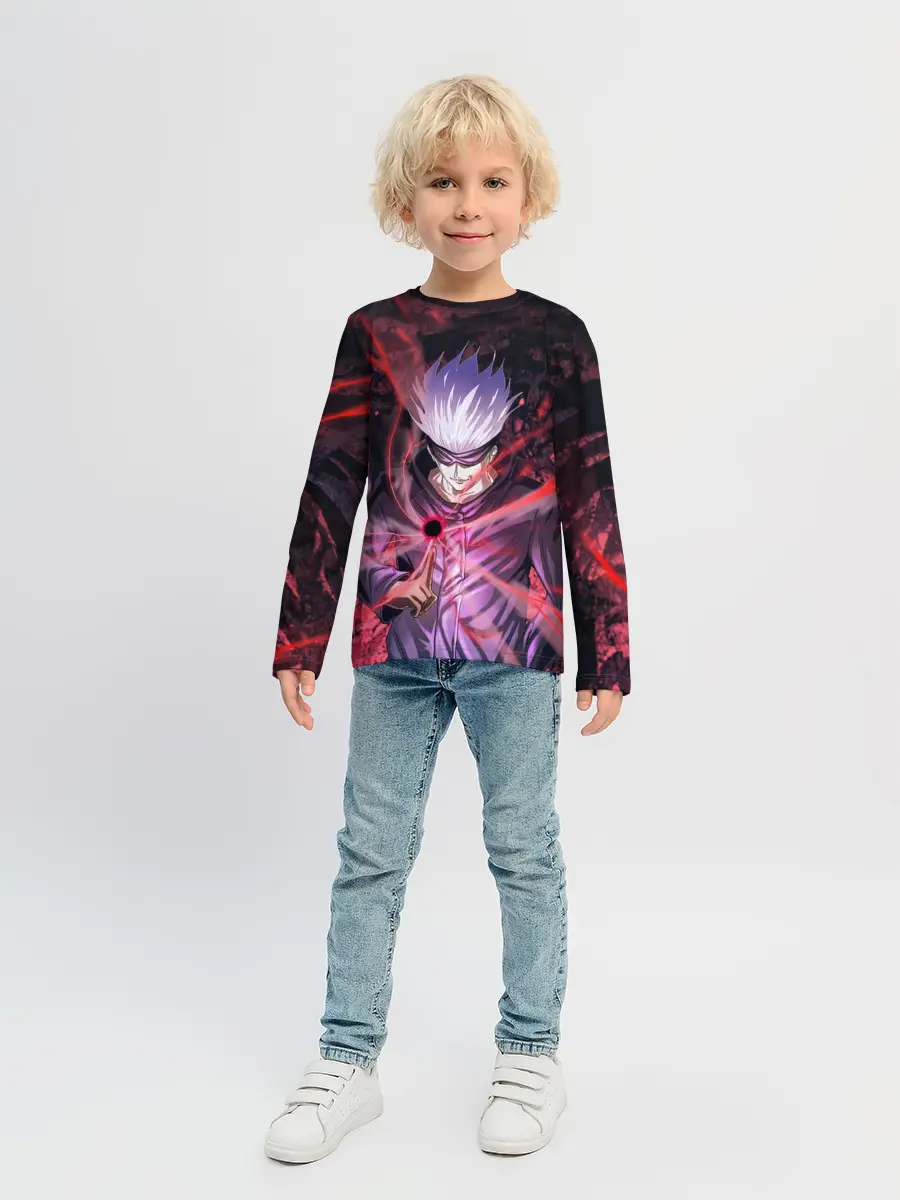 Детский лонгслив / Satoru Gojo | Jujutsu Kaisen