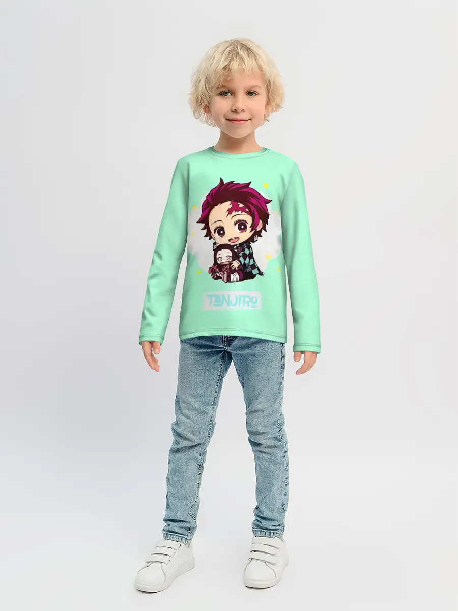Детский лонгслив / Танджиро Клинок, рассекающий демонов