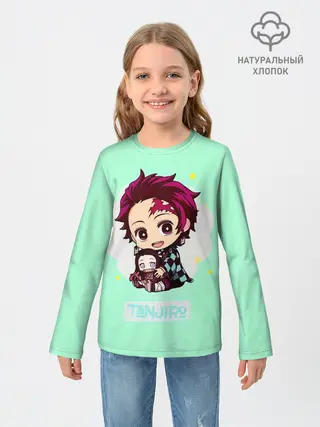 Детский лонгслив / Танджиро Клинок, рассекающий демонов