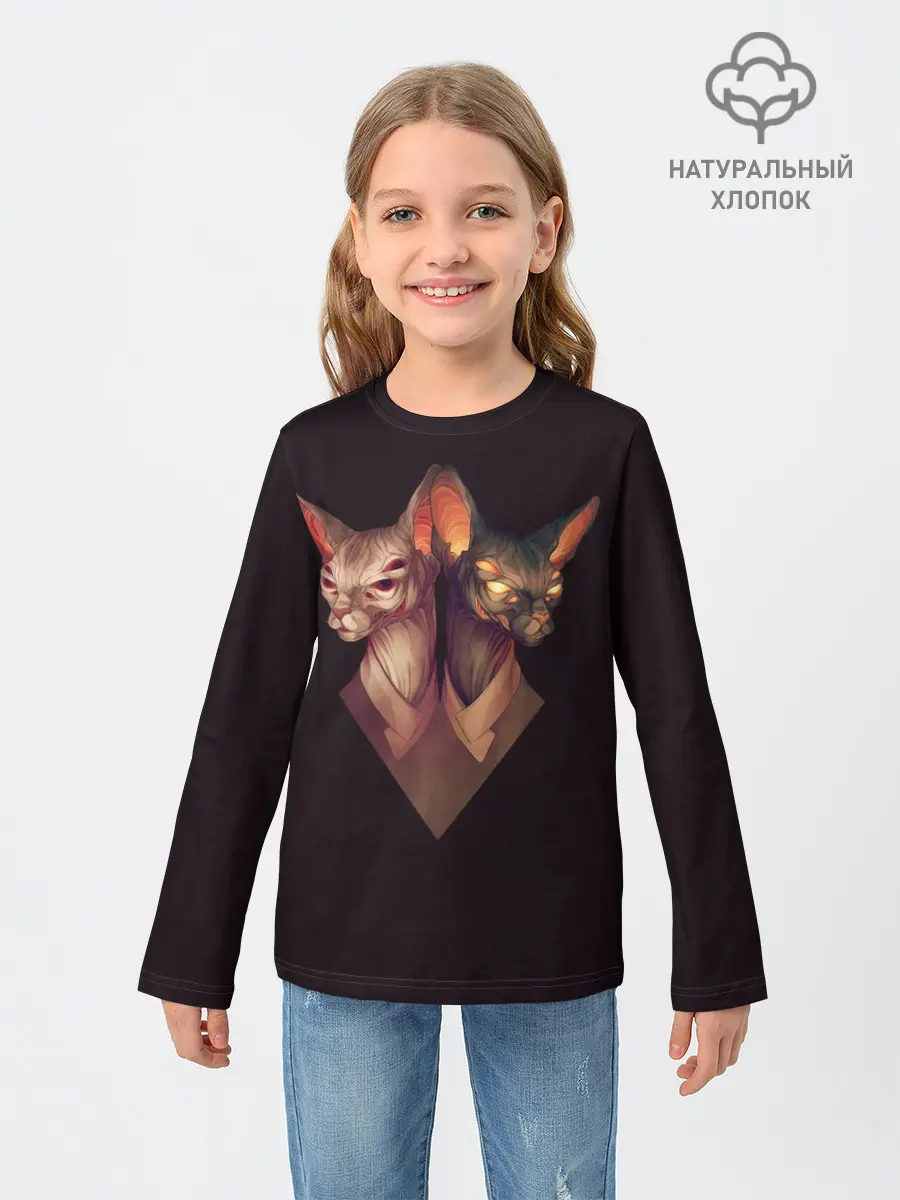 Детский лонгслив / Mystical Sphinxes