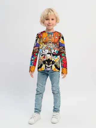 Детский лонгслив / CUPHEAD