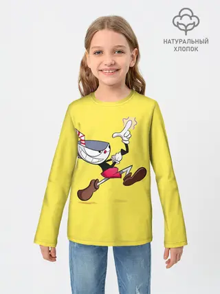 Детский лонгслив / CUPHEAD|
