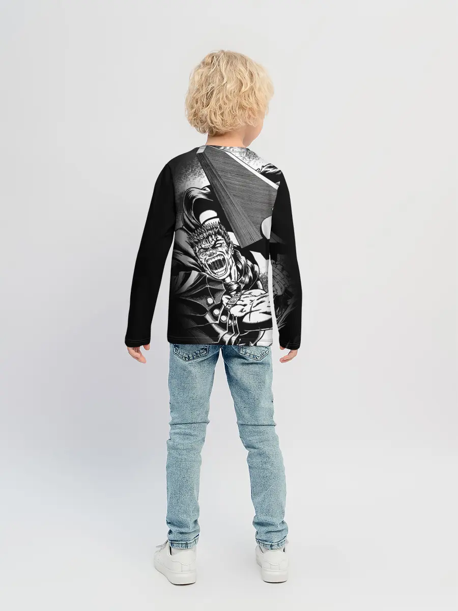 Детский лонгслив / Берсерк ярость