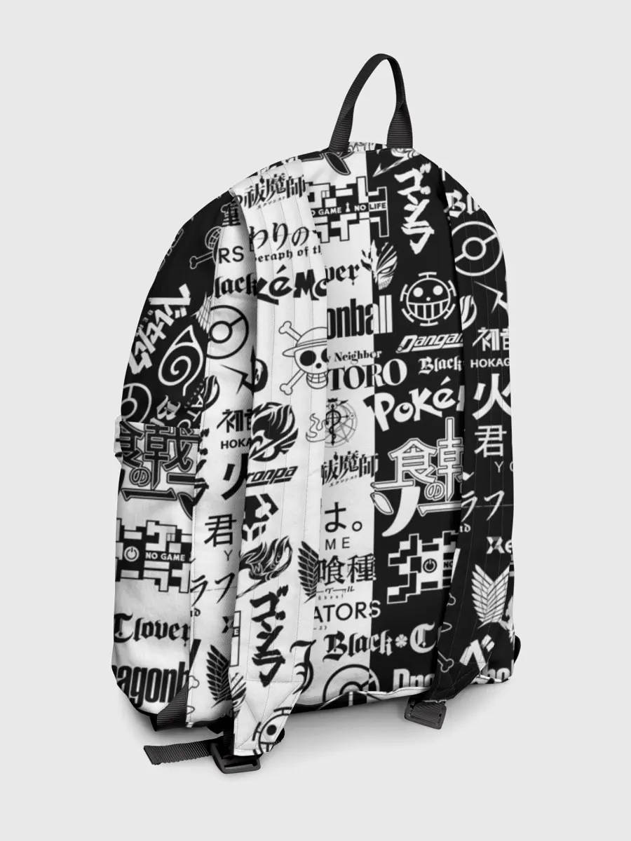 Рюкзак джинсовый / ЛОГОТИПЫ АНИМЕ / LOGO ANIME