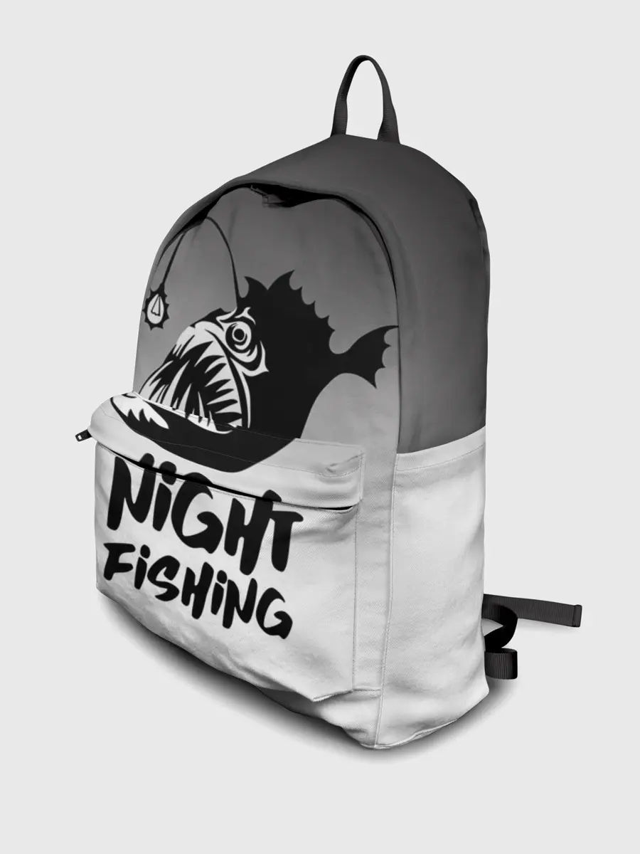 Рюкзак джинсовый / Рыба удильщик