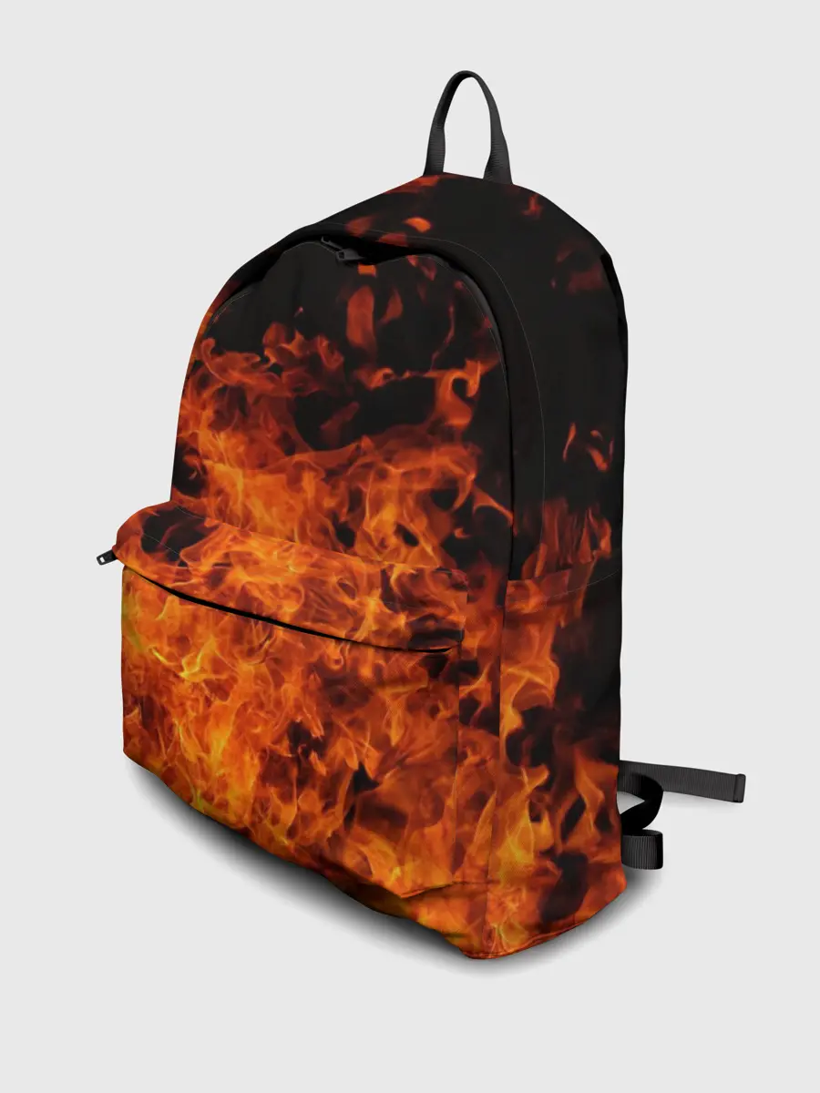 Рюкзак джинсовый / Огонь