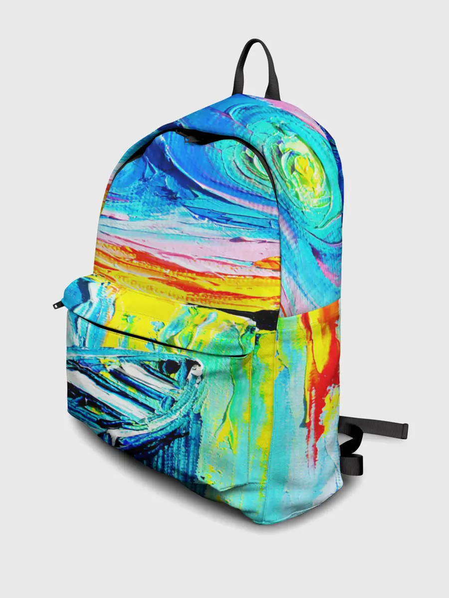 Рюкзак джинсовый / НОЧНОЙ ПРИЧАЛ ВАНГОГ