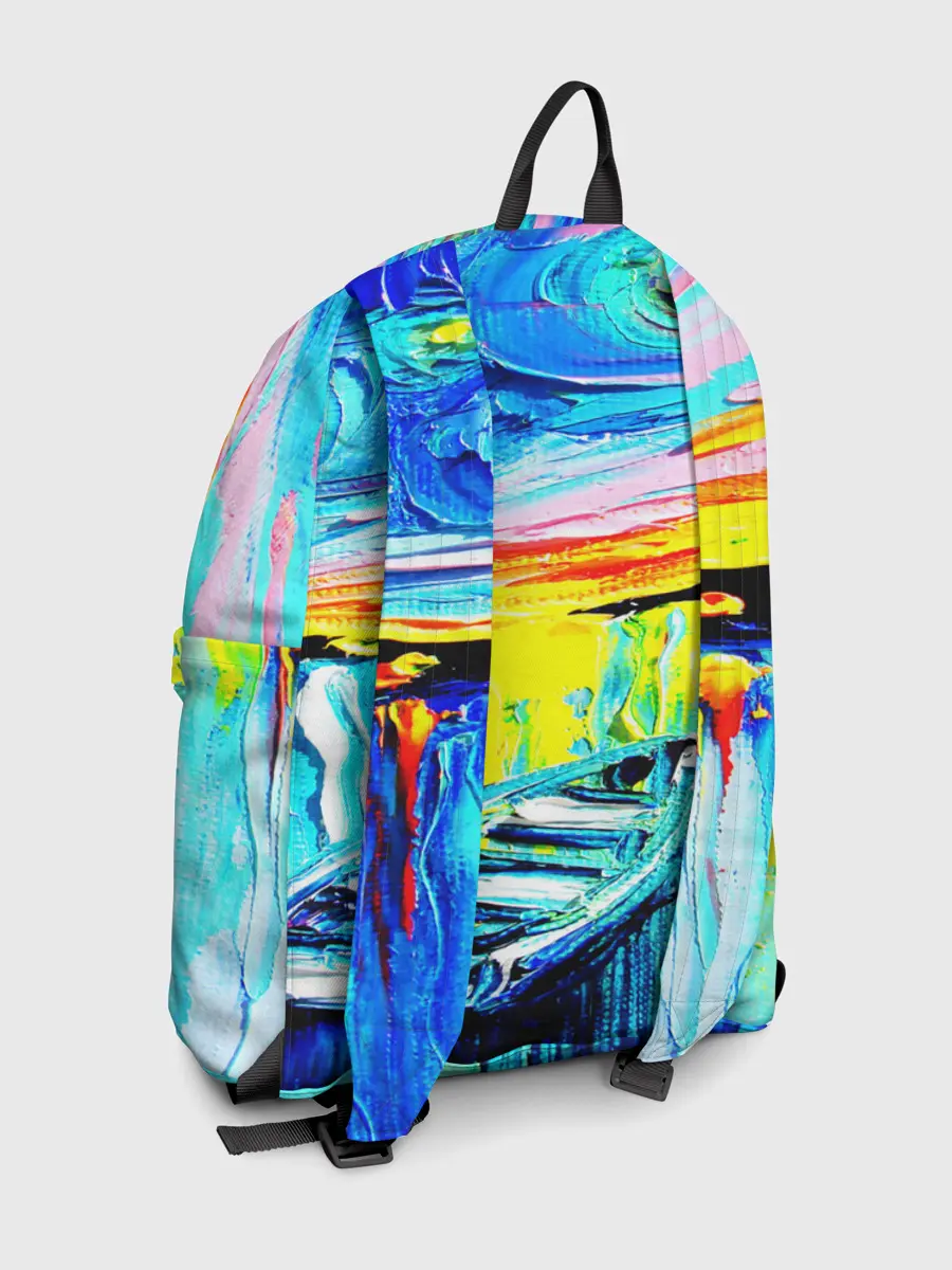 Рюкзак джинсовый / НОЧНОЙ ПРИЧАЛ ВАНГОГ