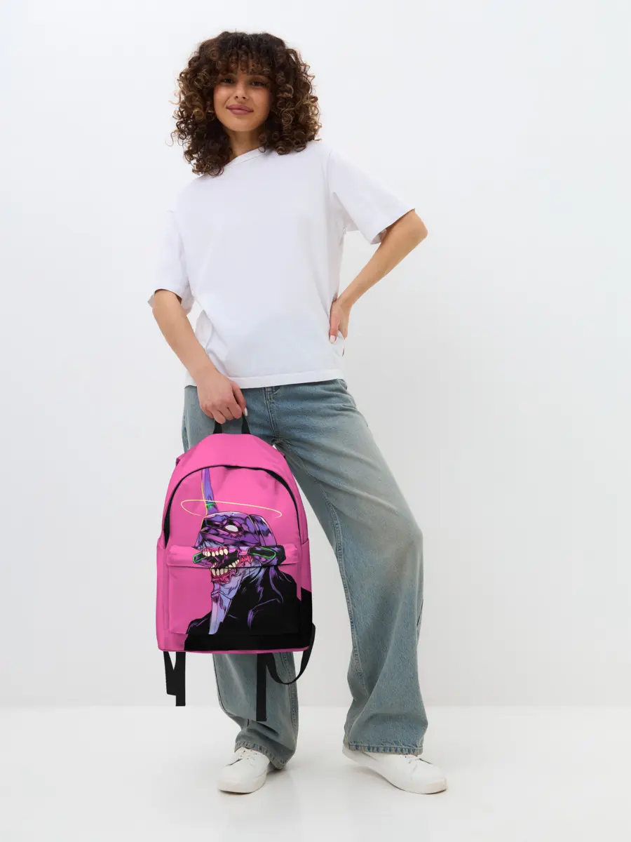 Рюкзак джинсовый / Монстр Евангелион