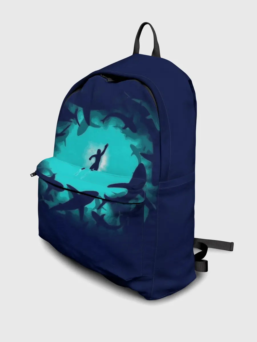 Рюкзак джинсовый / Swimming in the sea