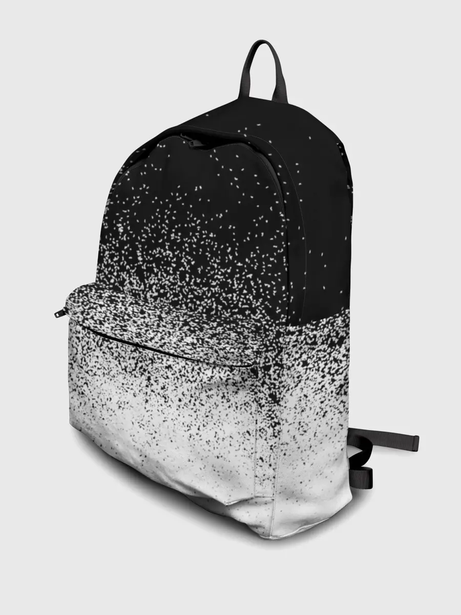 Рюкзак джинсовый / BLACK AND WHITE ABSTRACTION