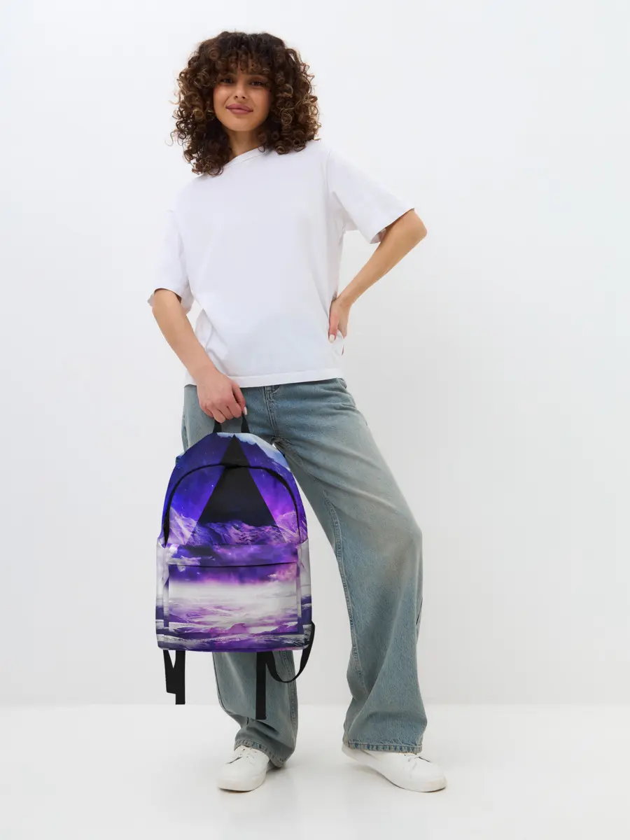 Рюкзак джинсовый / Космический треугольник