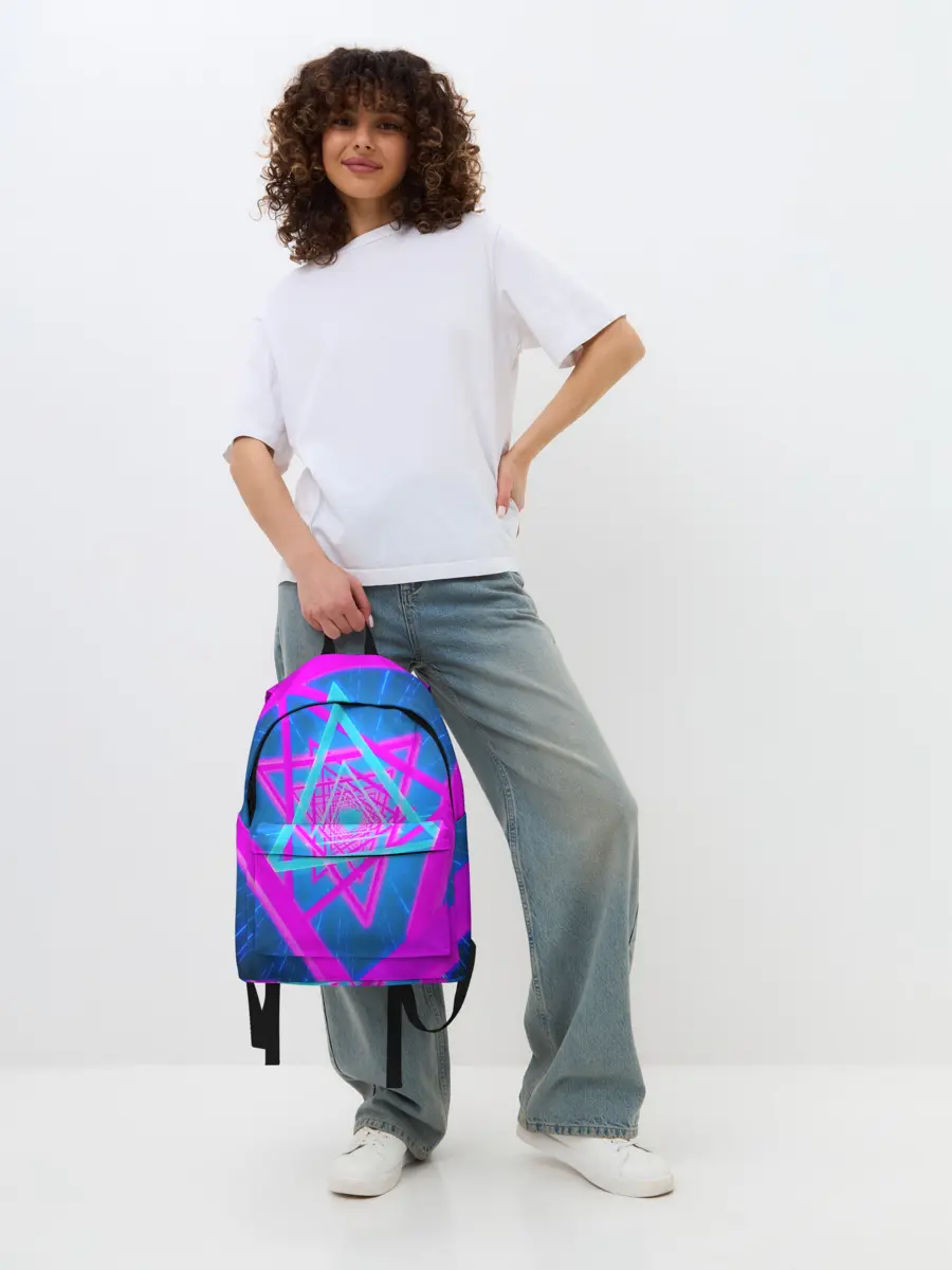 Рюкзак джинсовый / MUSIC NEON