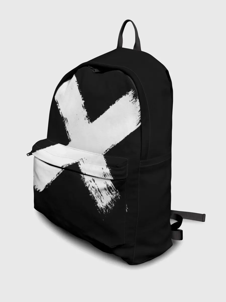 Рюкзак джинсовый / Белое перекрестие | Меченый