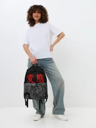 Рюкзак джинсовый / Японская анимация