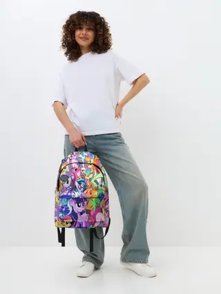 Рюкзак джинсовый / МАЛЕНЬКИЕ ПОНИ