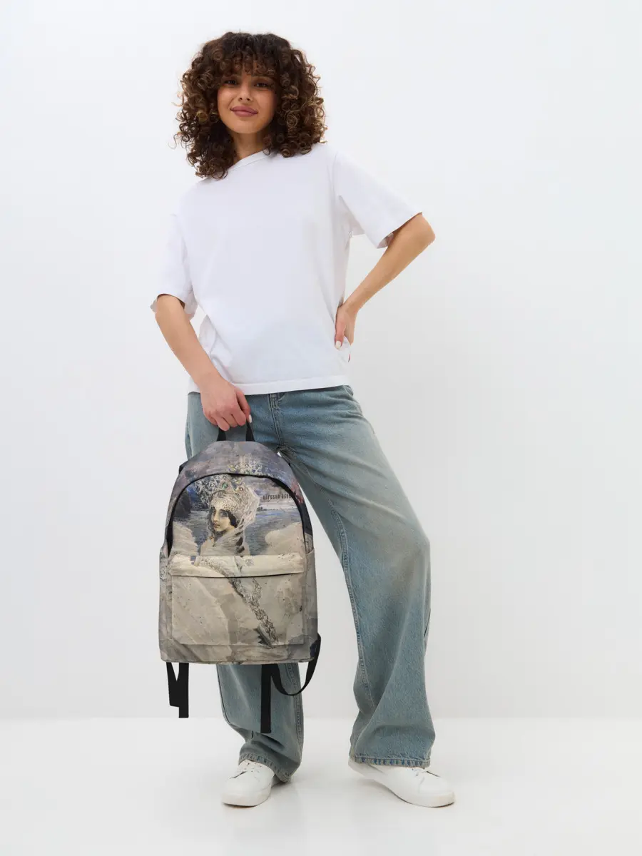 Рюкзак джинсовый / Царевна лебедь