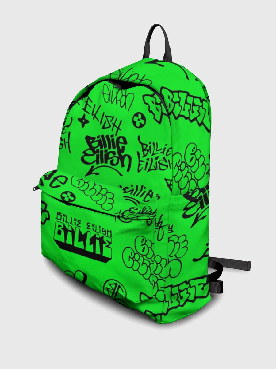 Рюкзак джинсовый / Billie Eilish graffiti