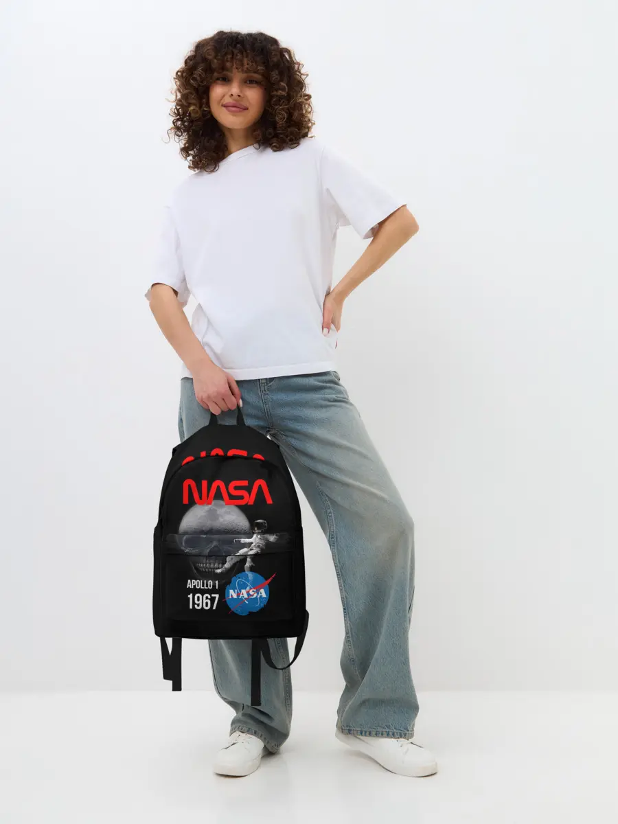 Рюкзак джинсовый / Nasa Apollo 1 1967