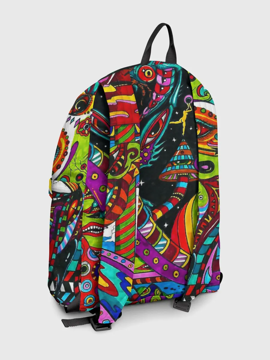 Рюкзак джинсовый / психоделика