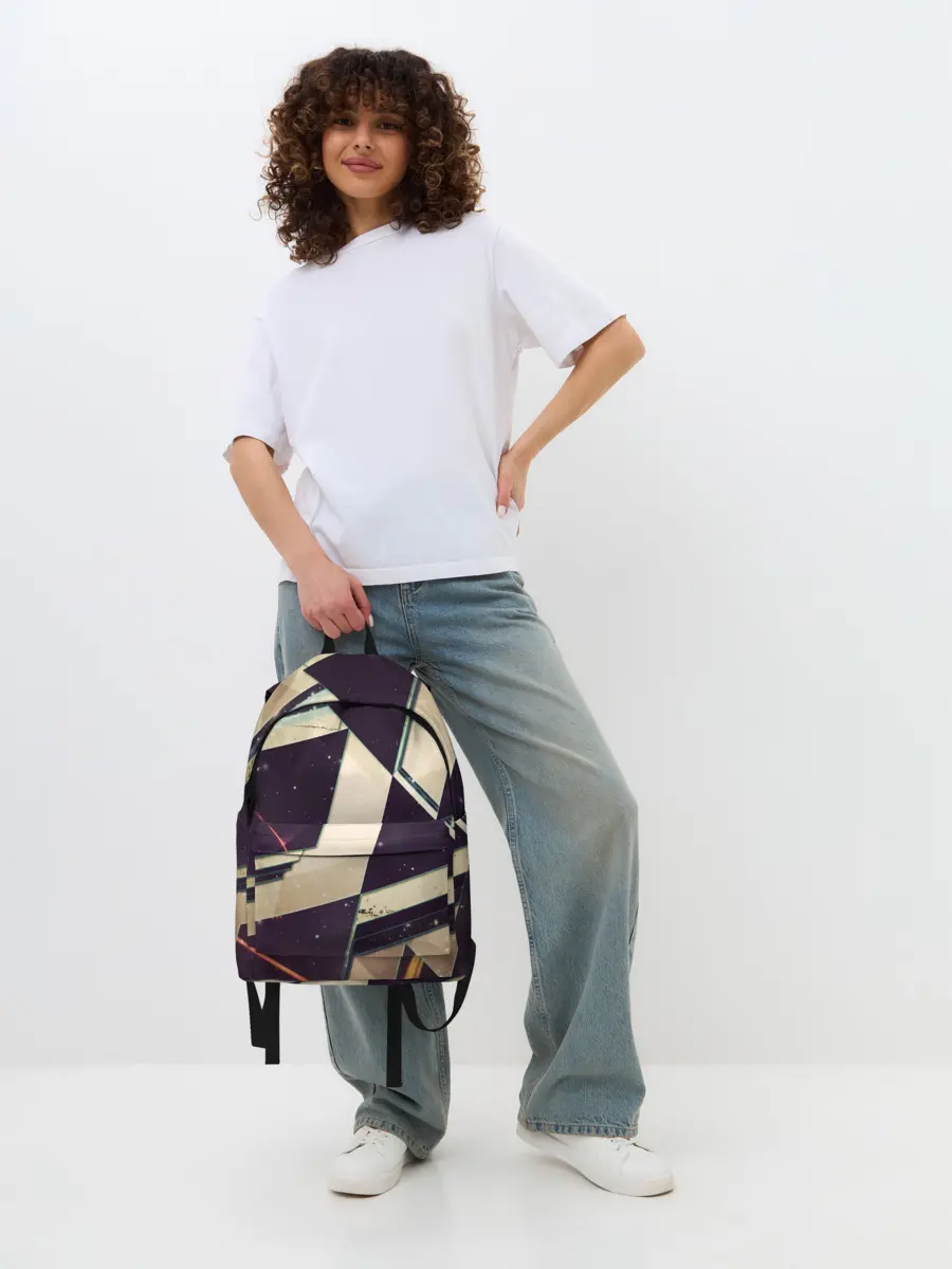 Рюкзак джинсовый / АБСТРАКЦИЯ КОСМОС