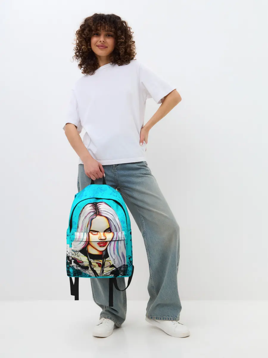 Рюкзак джинсовый / Billie Eilish