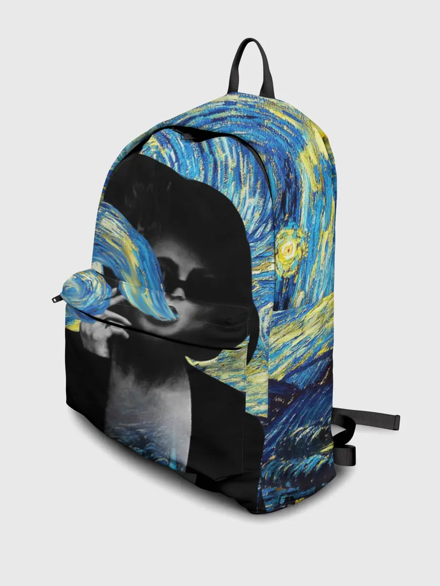 Рюкзак джинсовый / Марла на картине Ван Гога