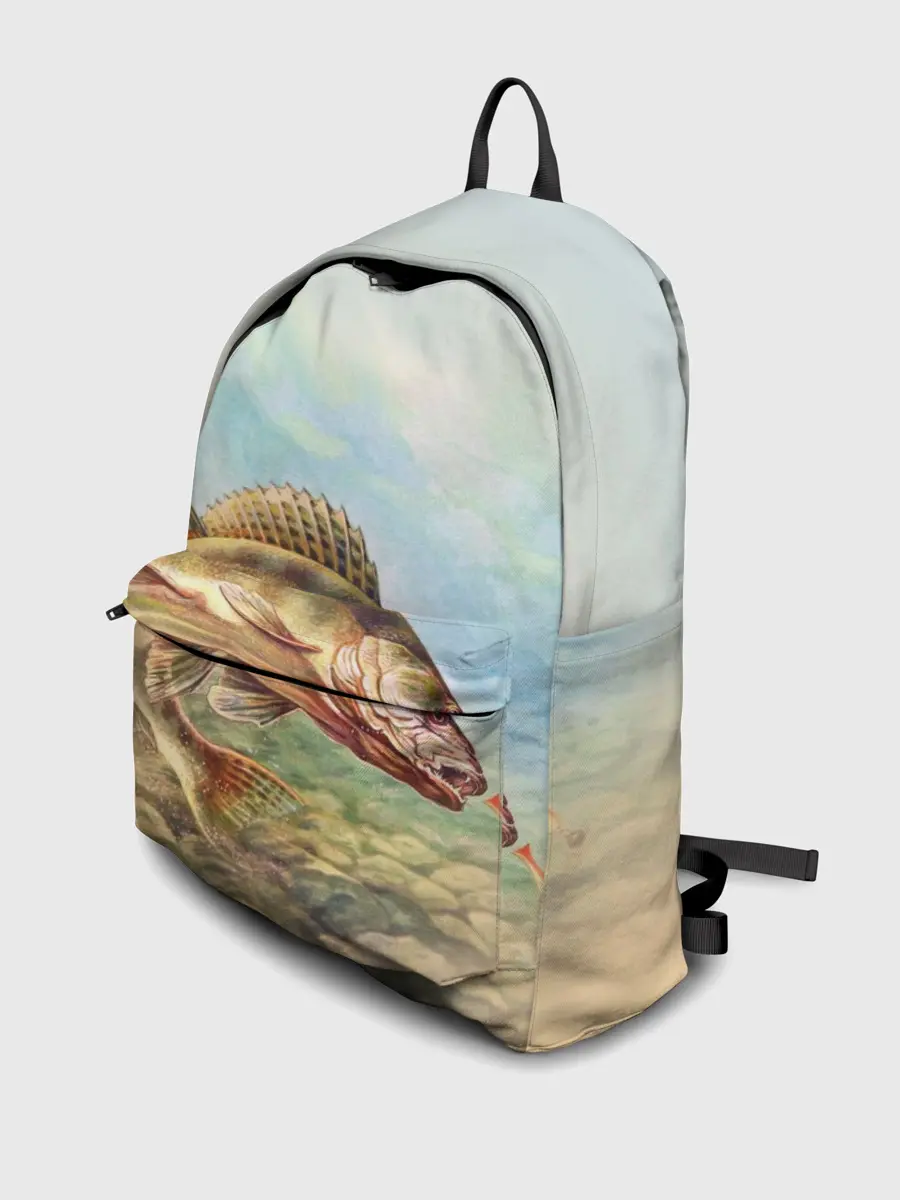 Рюкзак джинсовый / Рыба