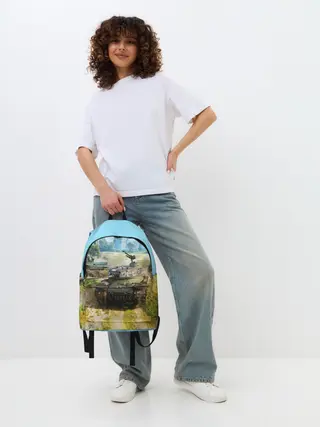 Рюкзак джинсовый / ТАНКИ