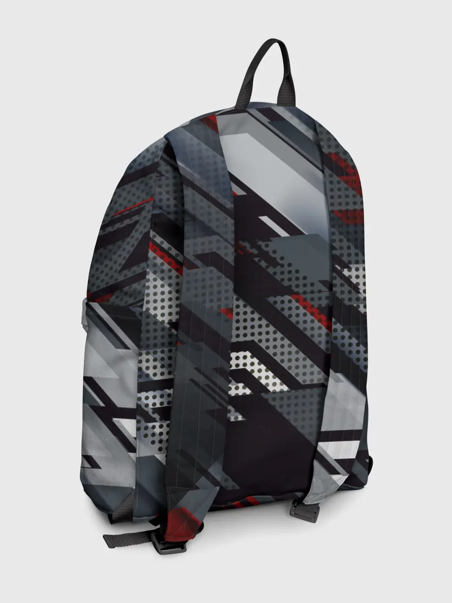 Рюкзак джинсовый / Металлическая текстура