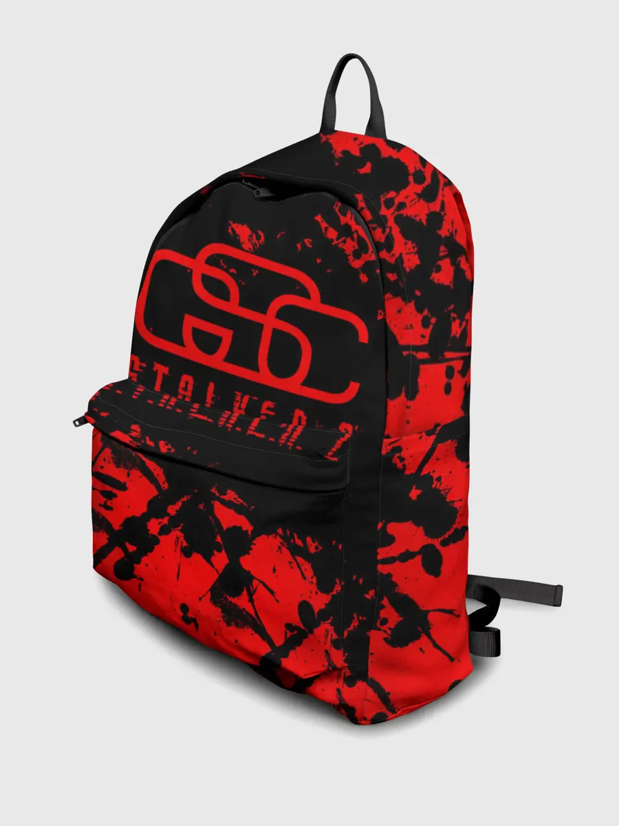 Рюкзак джинсовый / Stalker GSC red