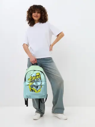 Рюкзак джинсовый / Дзётаро кудзе бирюза