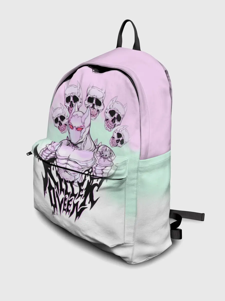 Рюкзак джинсовый / KILLER QUEEN 5 черепов