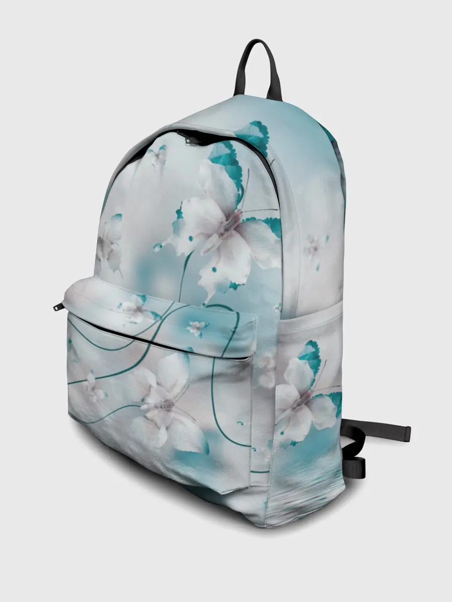 Рюкзак джинсовый / бабочки