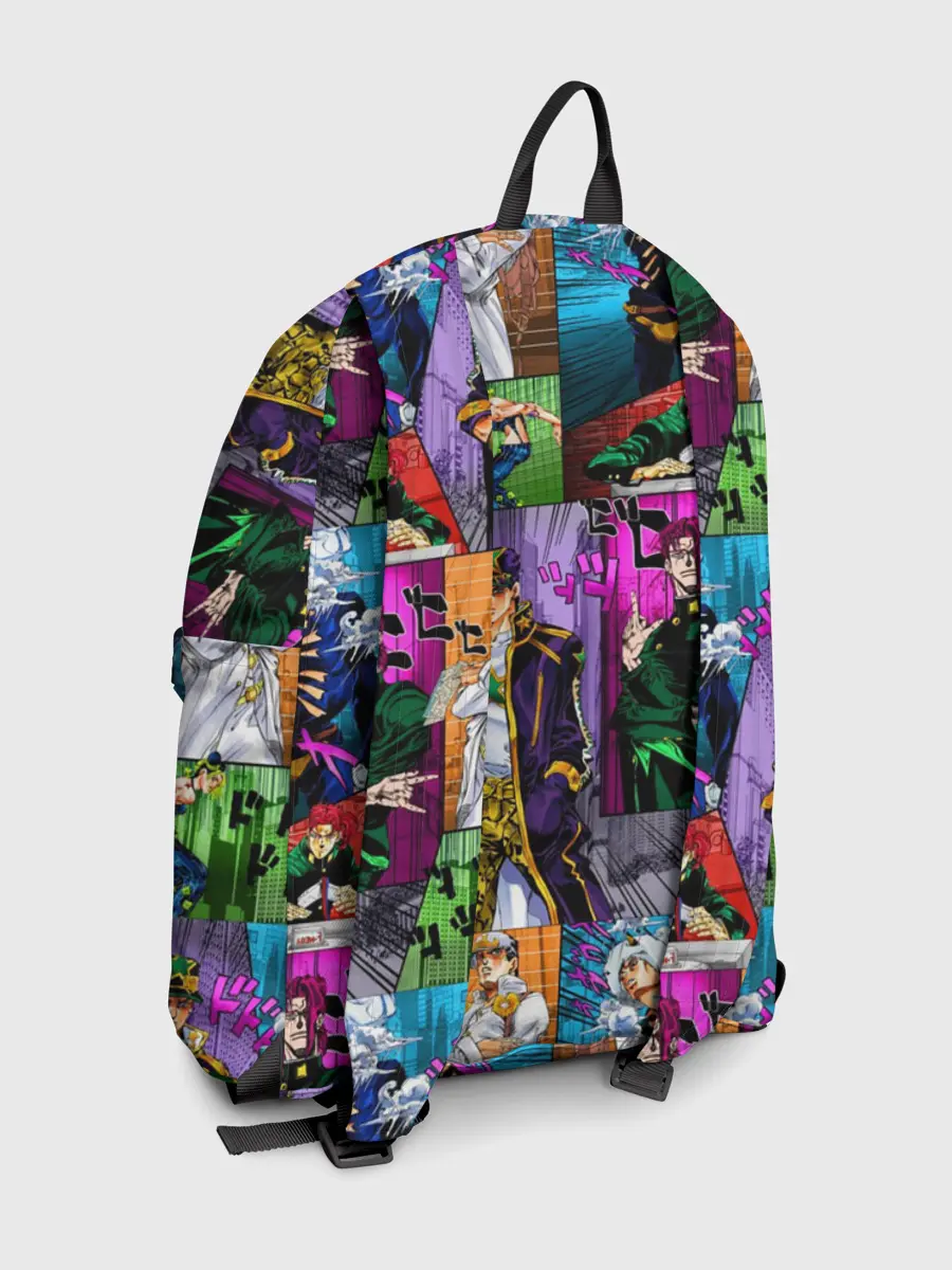 Рюкзак джинсовый / Джоджо все герои