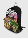 Рюкзак джинсовый / Jojo герои на черном