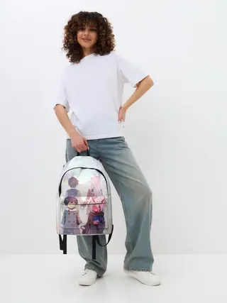 Рюкзак джинсовый / Ноль два и Хиро