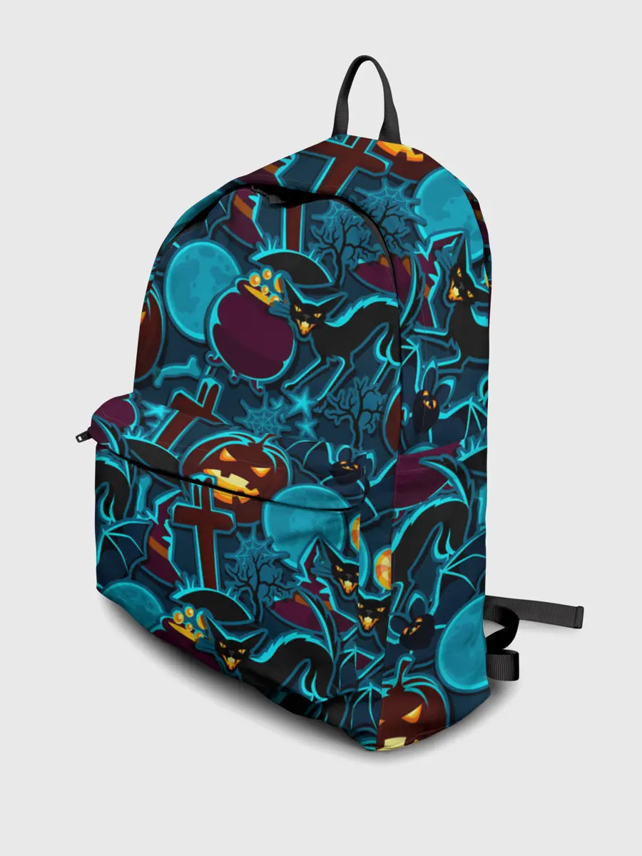 Рюкзак джинсовый / Хэллоуин