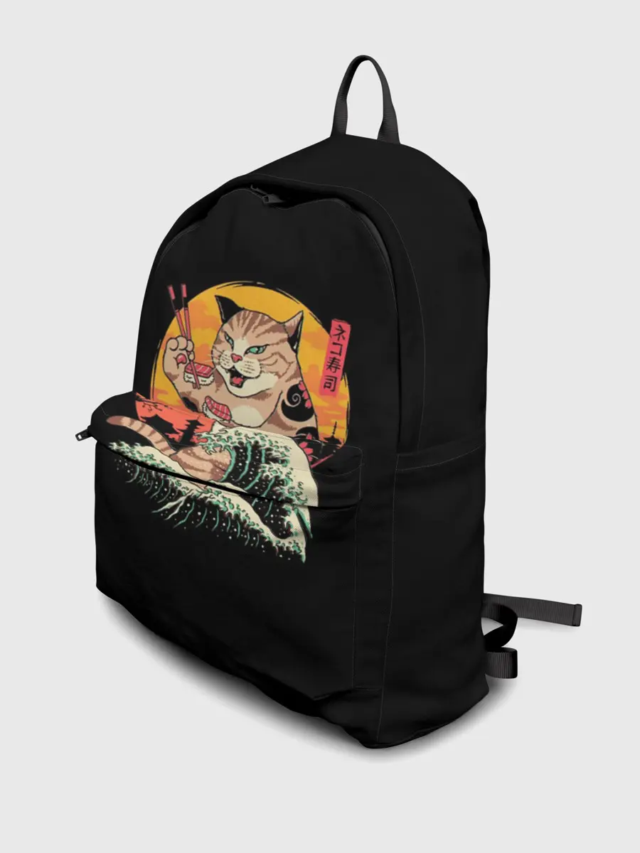 Рюкзак джинсовый / Neko Sushi Wave