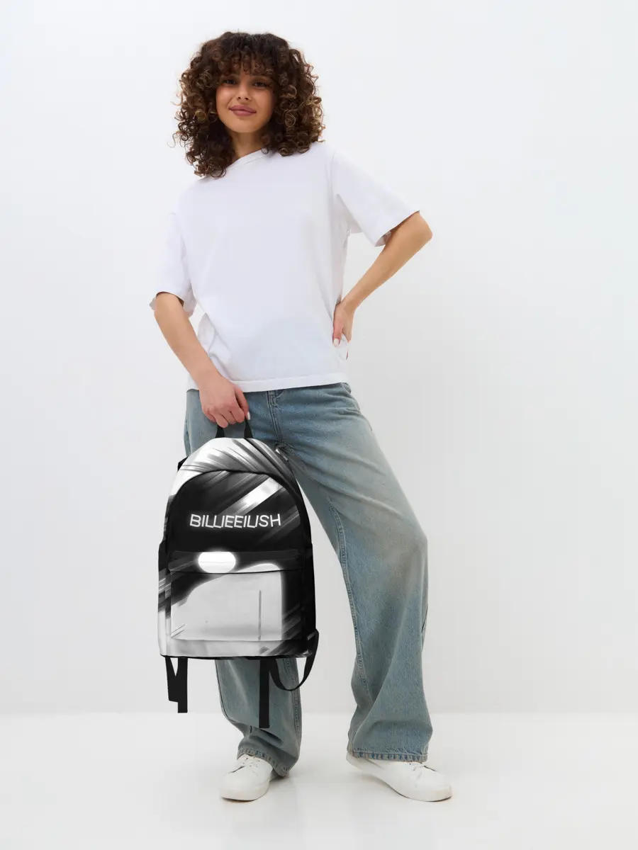 Рюкзак джинсовый / Billie Eilish.