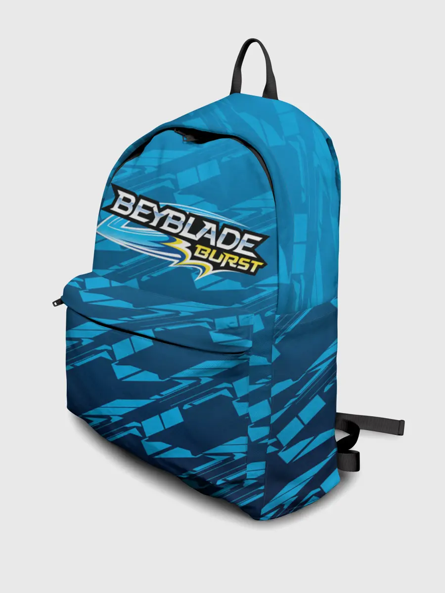 Рюкзак джинсовый / Beyblade Burst pattern
