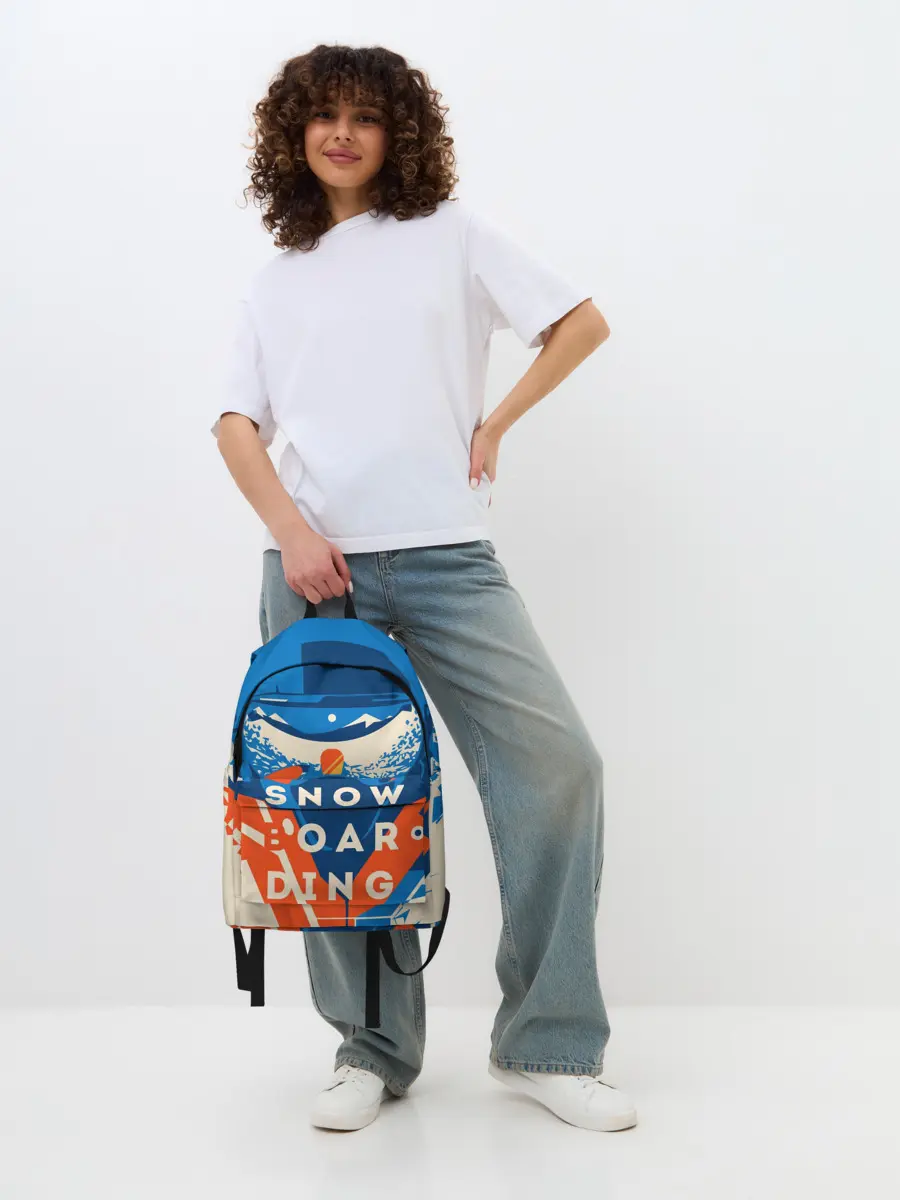 Рюкзак джинсовый / SNOW BOAR DING