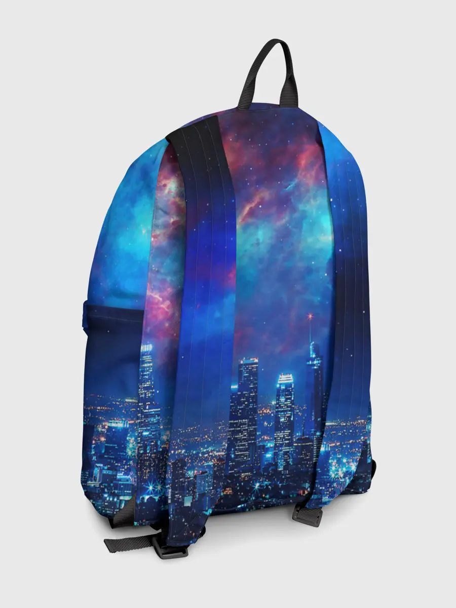 Рюкзак джинсовый / НОЧЬ В ГОРОДЕ