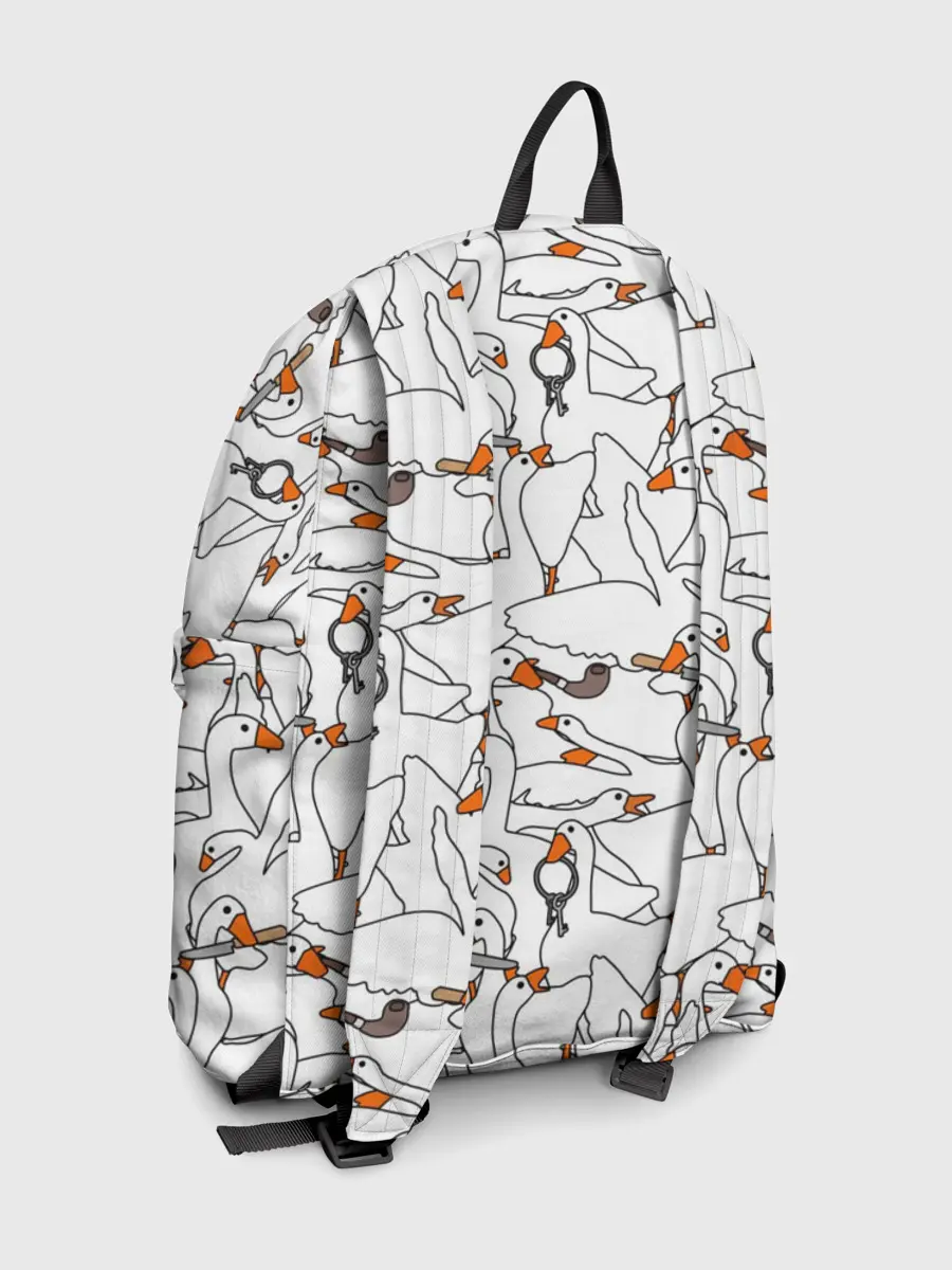 Рюкзак джинсовый / Злой гусь