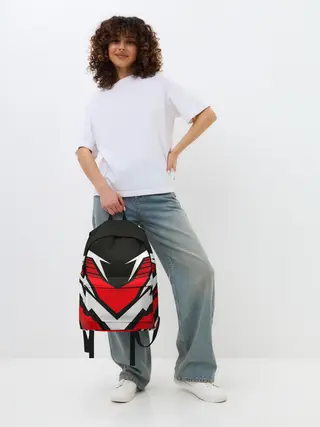 Рюкзак джинсовый / Sports geometry 4