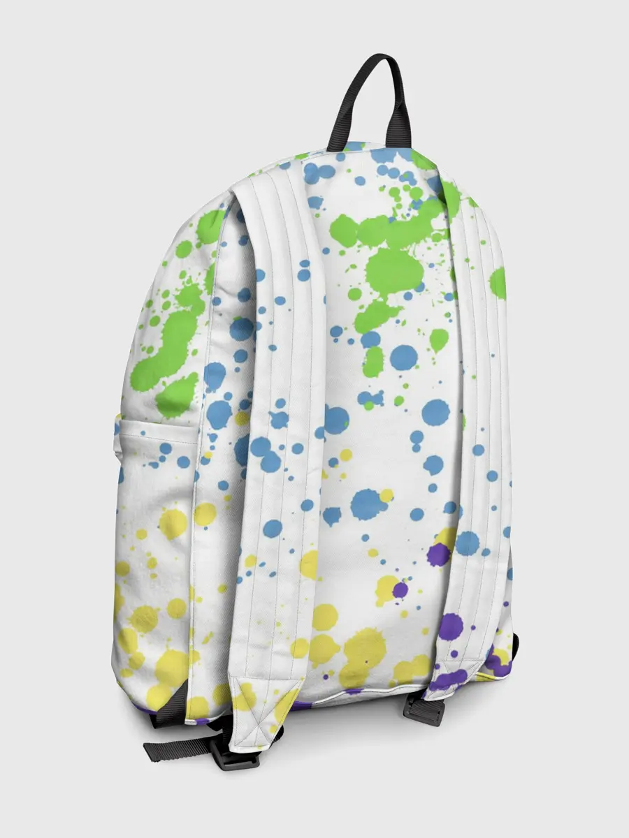 Рюкзак джинсовый / Jojo зеленые пятна