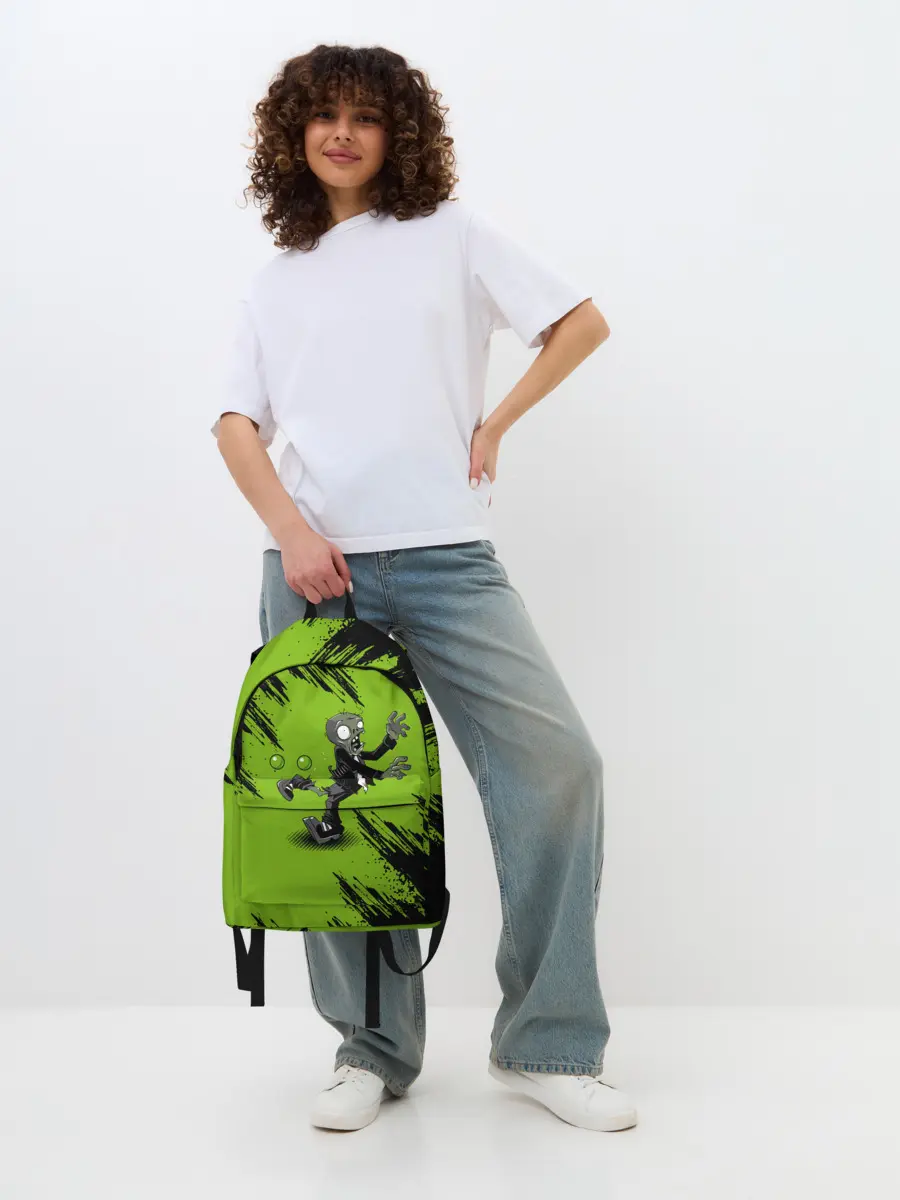 Рюкзак джинсовый / Plants vs. Zombies