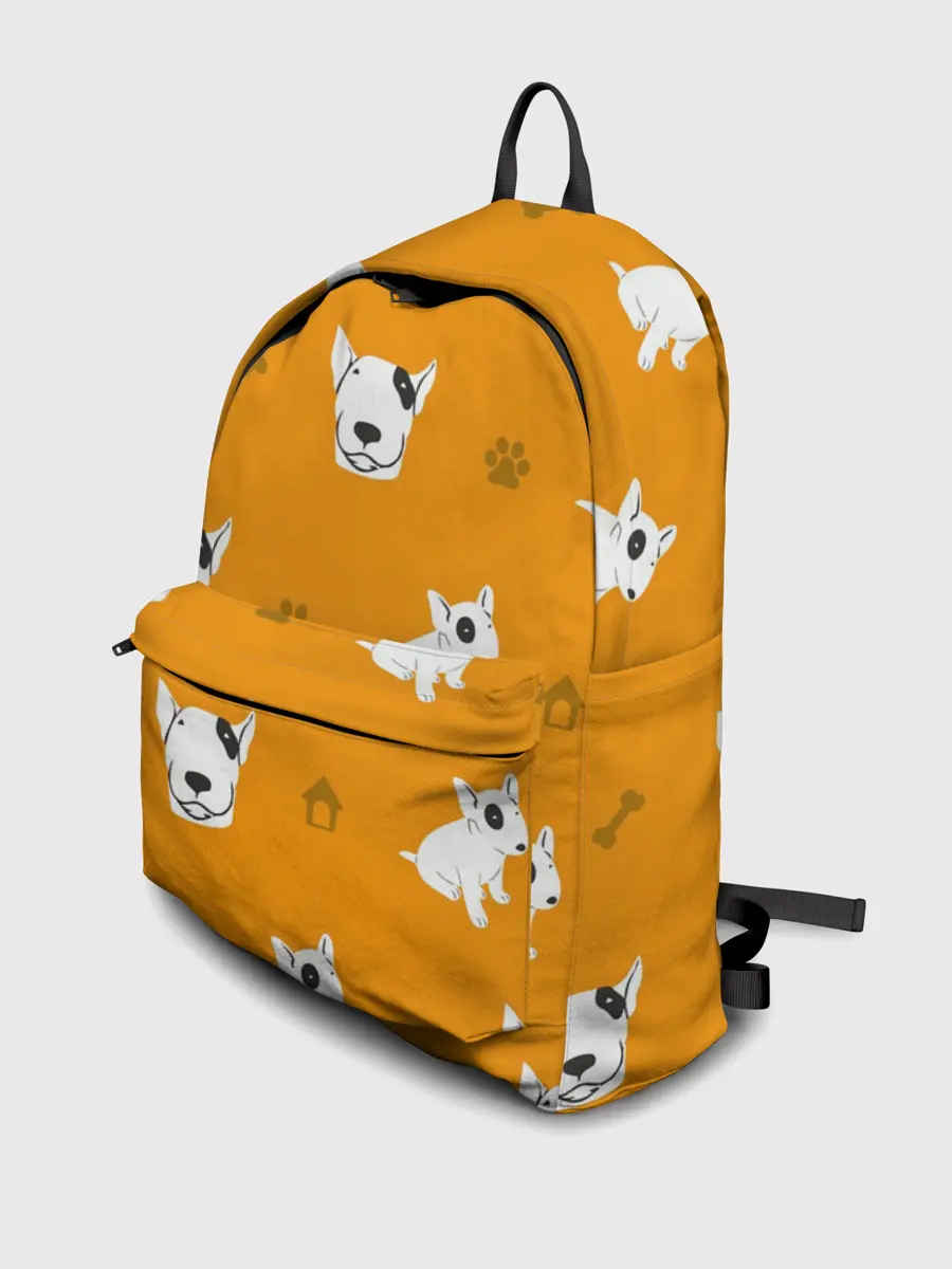 Рюкзак джинсовый / Английский бультерьер